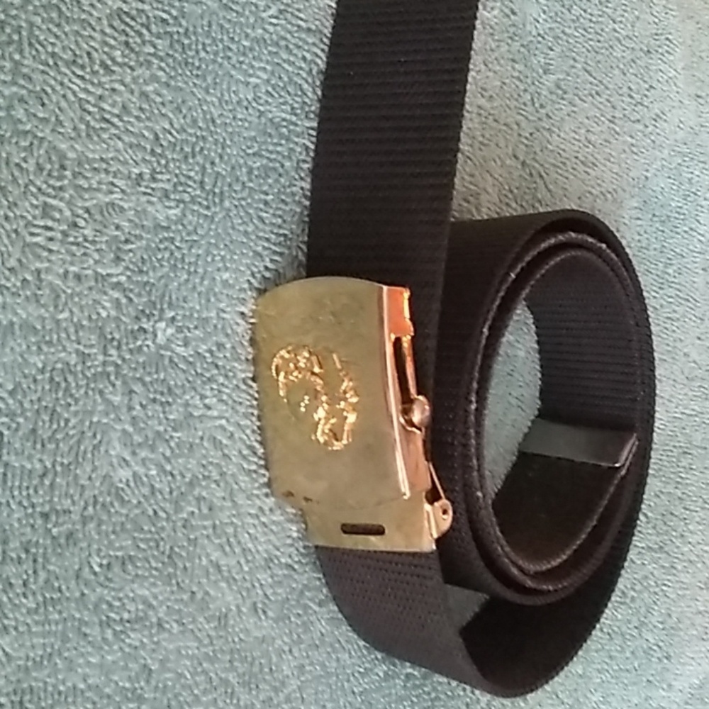 Men's military dress belt